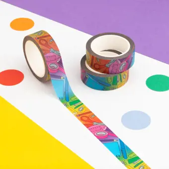 Rainbow Stationery Washi Tape