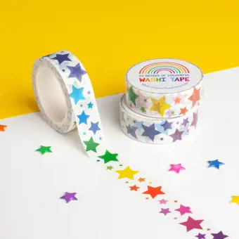 Colourful Starry Washi Tape