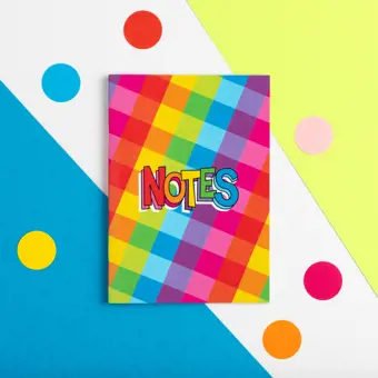 Rainbow Notes A6 Notebook