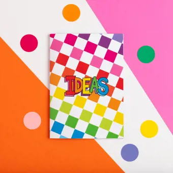 Colourful Ideas A6 Notebook