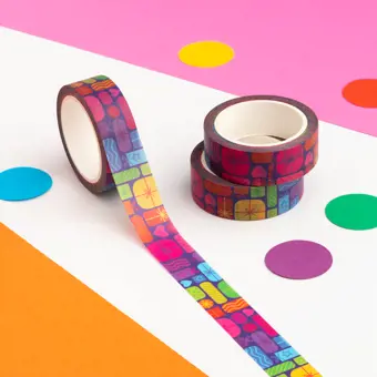 Colourful Christmas Gifts Washi Tape