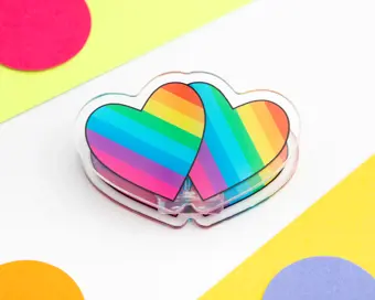 Product Image for: Colourful Hearts Paper Clip