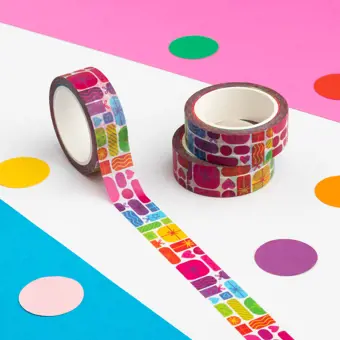 Rainbow Christmas Gifts Washi Tape