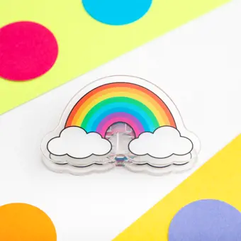 Colourful Rainbow Paper Clip